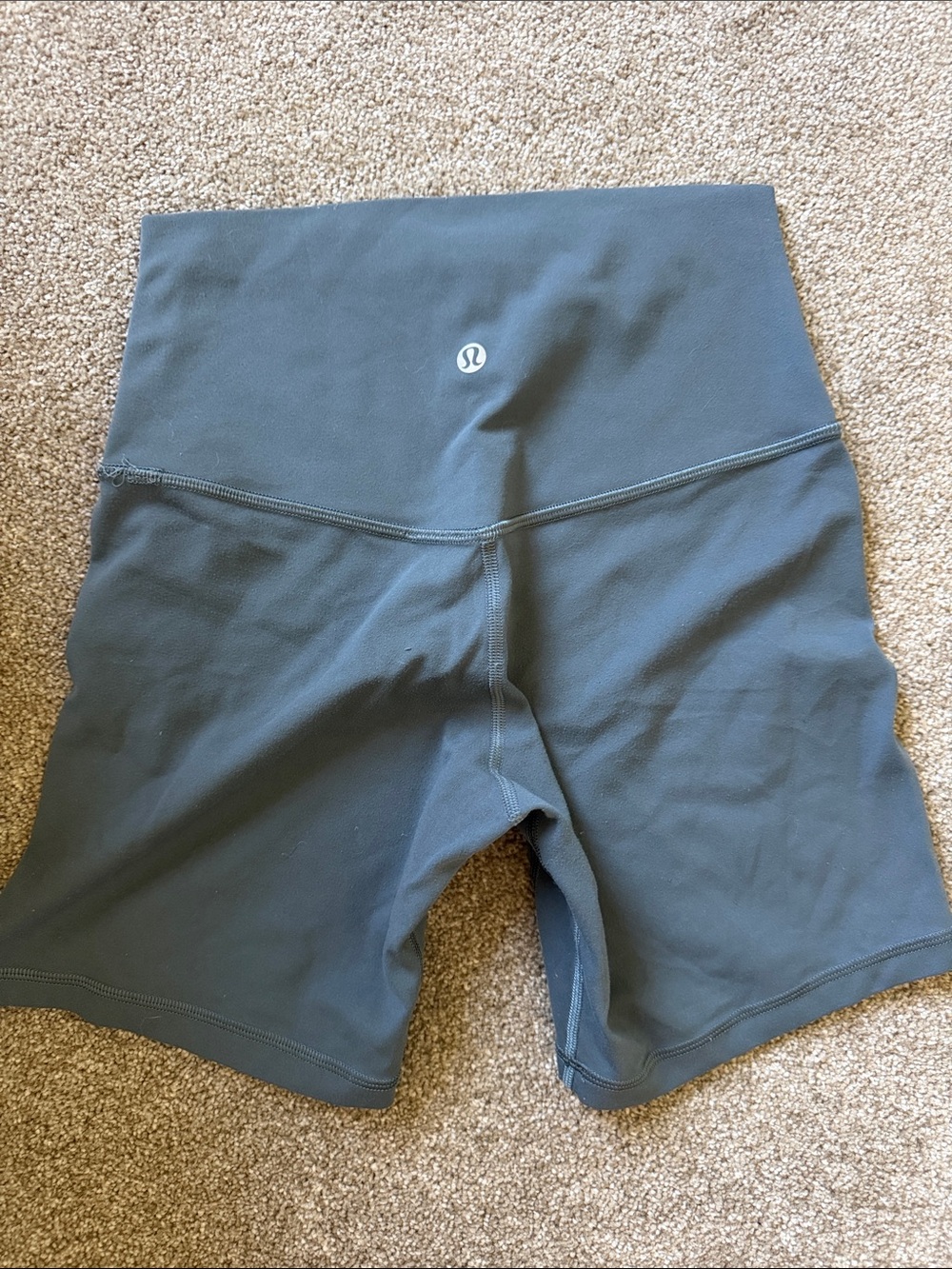 lululemon athletica High-Rise Bike Shorts in Dark Gray